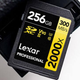 A photo of a Lexar SD Card
